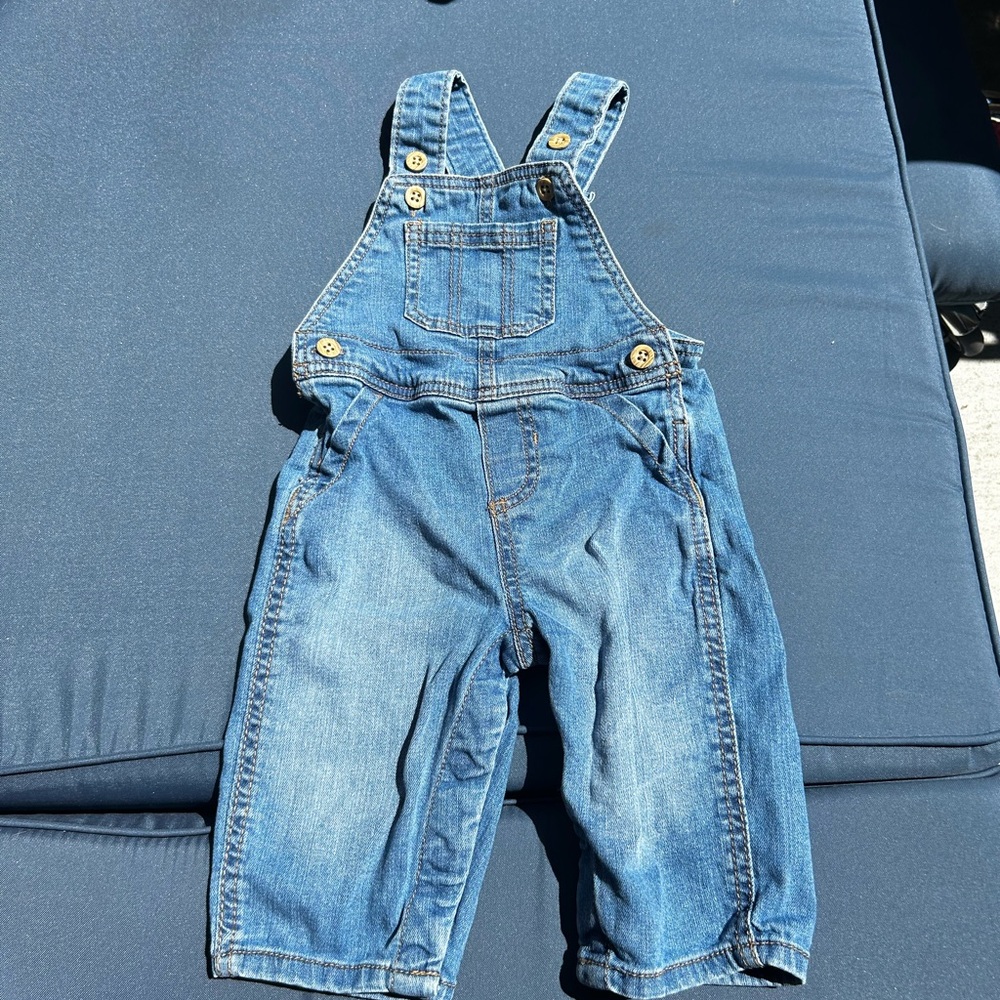 Carter's Blue Denim Overalls Classic Style